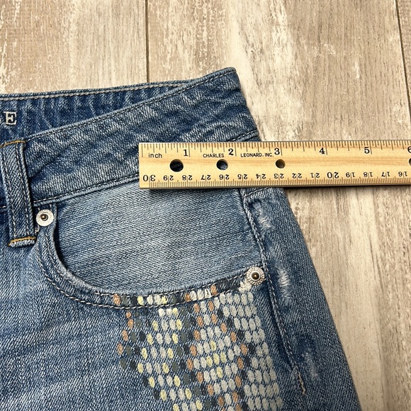AMERICAN Eagle Jean High Rise Festival Denim Shorts - Picture 8 of 8